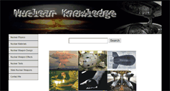 Desktop Screenshot of nuclear-knowledge.com